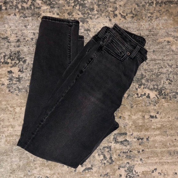 AE Stretch Mom Jean size 0 - Picture 4 of 9